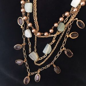 NWT Talbots Sea Glass Necklace